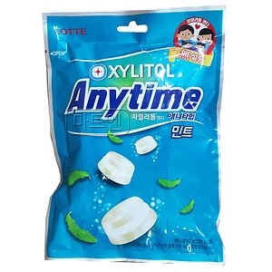 롯데제과  애니타임 밀크민트 92g
