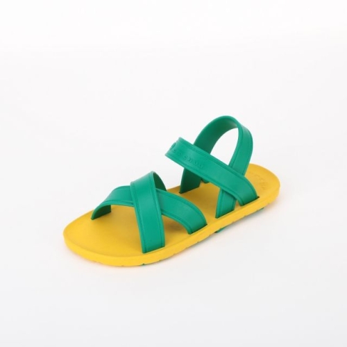  KIDS Cross Sandal Yellow-Green