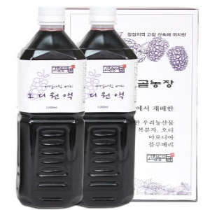 고창동막골농장 오디 원액 1L 2병