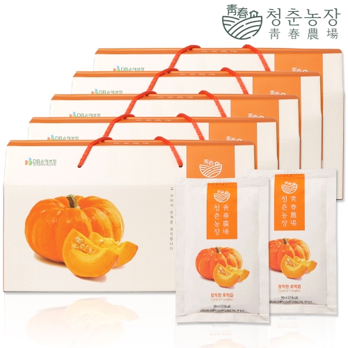 모모스튜디오 청춘농장 정직한 늙은 호박즙 90ml 150포