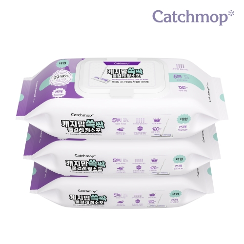클렘본  캐치맙 물걸레 청소포 특대형 25매