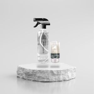 TGD 클리너 키트 아이코스 릴 하이브리드 메탈시계 면도기 500미리 본품 +면봉