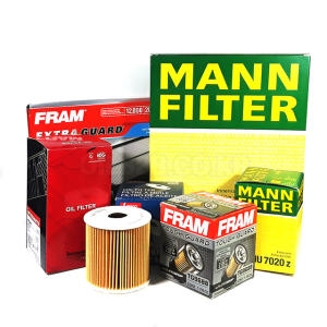 BMW 3시리즈 F30 320d B47 15-16 에어필터/오일필터 세트 엔진오일교환용 F1023