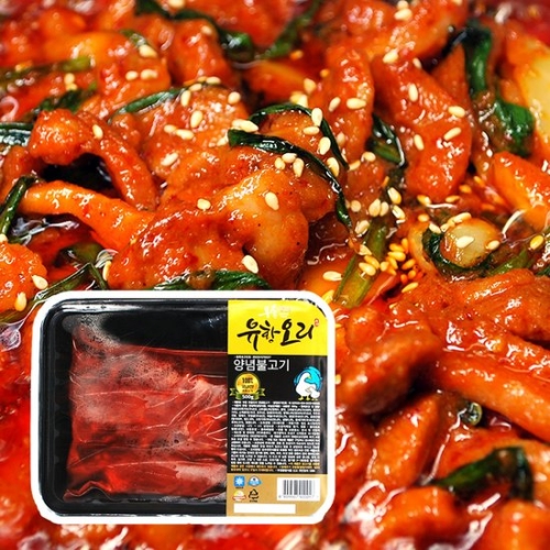 더조은푸드  유황오리 양념불고기 500g