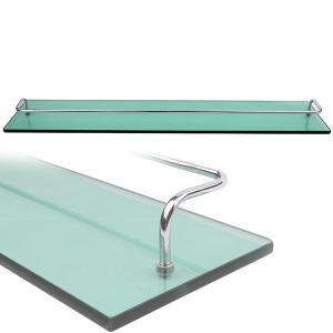 강화 유리 일자 선반 화장실 수납 용품 욕실 인테리어