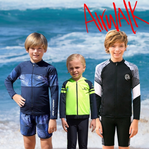 에어워크  서프 남아동래쉬가드세트 2피스 모음 아동래시가드 아동수영복 아동비치웨어