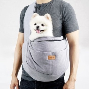 패리스독 모던인디고 슬링백 강아지 애견가방
