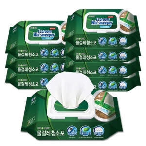 에코룸 피톤치드 물걸레 청소포 30매 [8개]