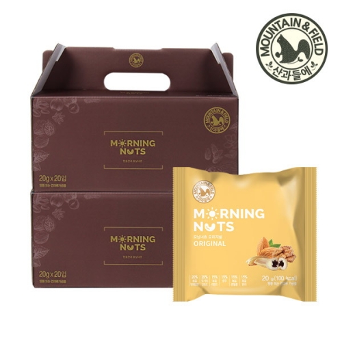산과들에  모닝너츠 오리지널 선물세트 20g 20개입