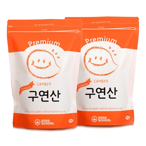 소다스쿨 프리미엄 구연산 1kg