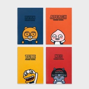 카카오프렌즈  스쿨 PU 바인딩 노트