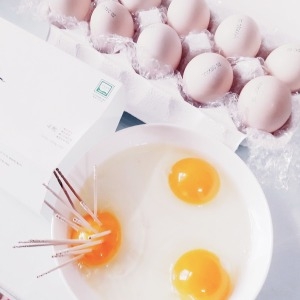 백봉오골계 초란 30구