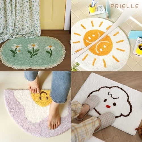 쁘리엘르 조쉬 핸드메이드 순면 발매트