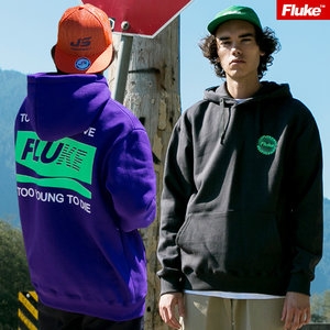  Fluke 남녀공용 스탠다드 오버핏 후드 티셔츠_FHT018S271