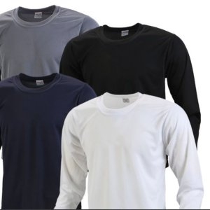 쿨론 라운드넥 긴팔 냉감 단체티 티셔츠 특대사이즈_1122J88