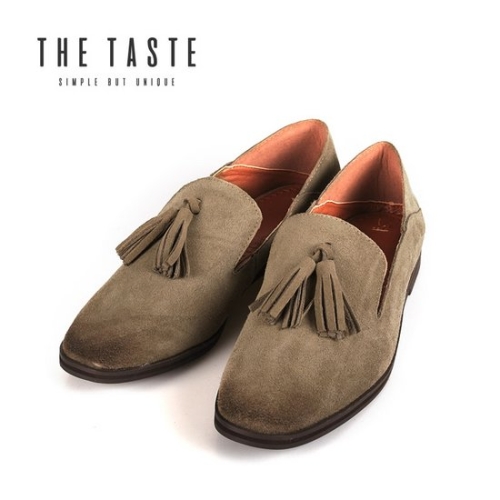 THE TASTE  더테이스트 스웨이드 가죽 타슬 로퍼_T02002