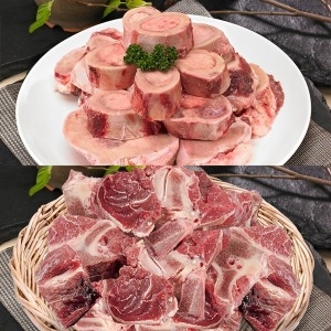 대웅황금한우  사골 1kg + 잡뼈 1kg