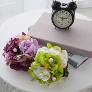 일루션 꽃집게 1세트 2개 꽃핀 커튼집게 커튼장식 커튼부자재