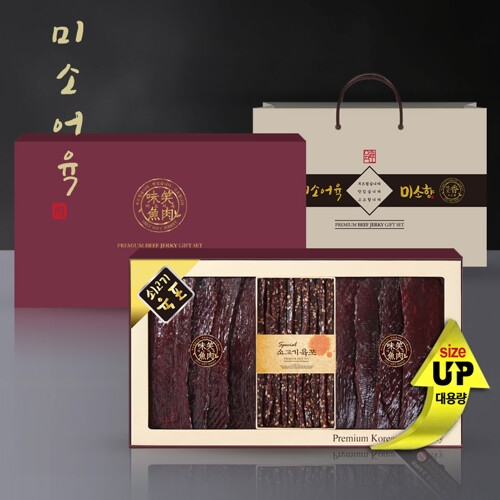 두영에프앤디  미소어육 국내산 복합육포 선물세트 800g