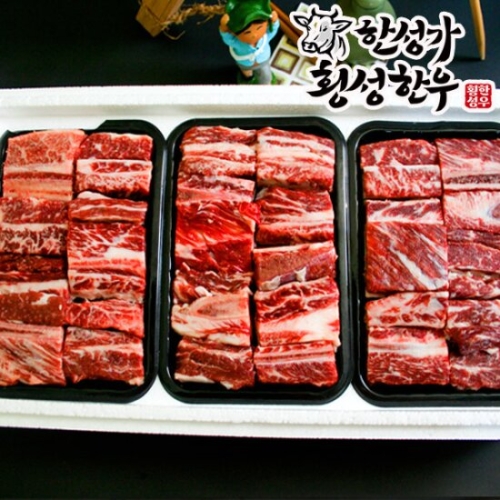 한성가  한성家횡성한우 명품 프리미엄 찜갈비 선물세트 3호 2.4kg