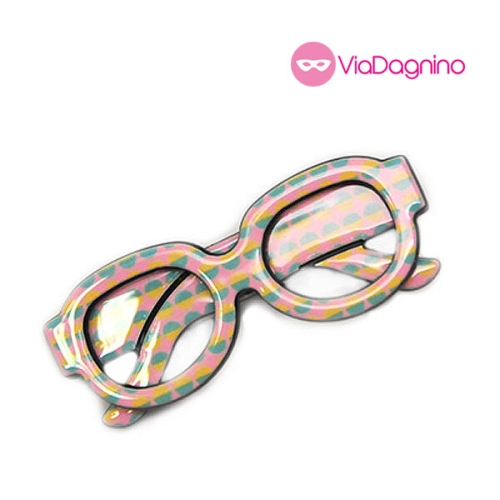 비아대그니노 아크릴 헤어핀 핑크 앤 민트 글레시스