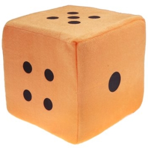 대형스펀지주사위 오렌지 안전 게임