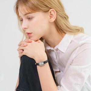 시아르고 남자여자커플 20대패션 가죽메탈 손목 시계