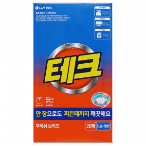 테크 간편시트 로맨틱플라워 20매