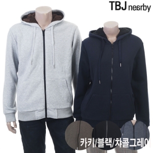  TBJ 남녀공용 보아털 후드 집업_T184Z5300P