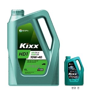 GS칼텍스 KIXX HD1 CK-4 10W40 6L[1개]