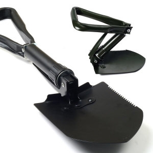 버팔로  세신  휴대용 3단폴딩형 캠핑삽 등산 야영 소형 야전삽 야삽