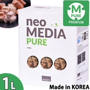 네오 여과재 퓨어/중성 S 1L/수족관 어항 여과제 구피