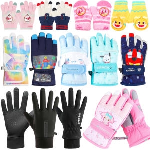 아동장갑 유아 주니어 스키 방한 니트 폴라