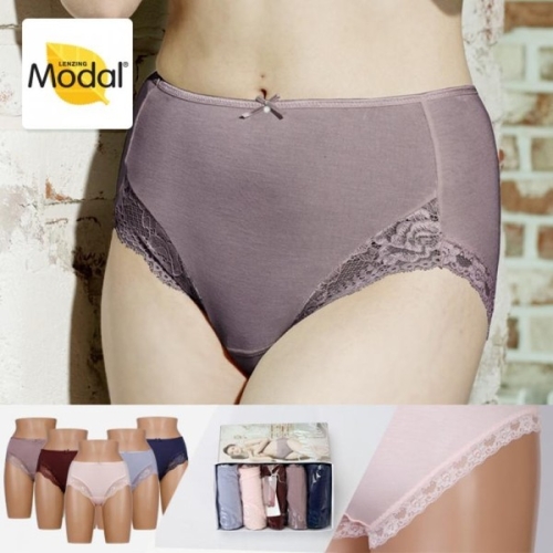 물랑루즈 5종 세트 에일리 맥시 여삼각 여성 여자팬티 모달