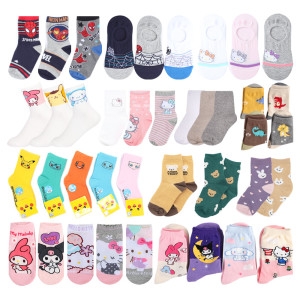 마블 코지싹스 아동 남아 여아 유치원 초등 학생 주니어 흰색 삼선 줄무늬 스트라이프 중목 양말 키즈클럽 캠퍼스링글4족팩