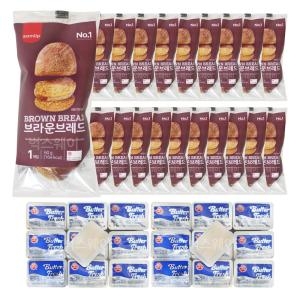 SPC삼립  브라운브레드 60g + 버터후레시 10g