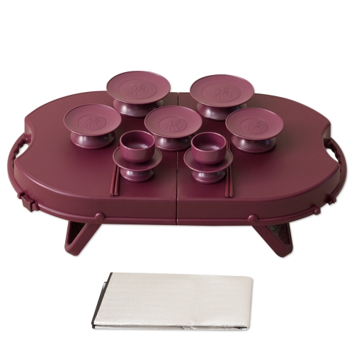 예다움 통원목 성묘 휴대용 제기세트 13P