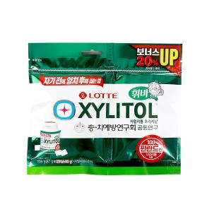 롯데제과  자일리톨 오리지널 리필 87g + 25g