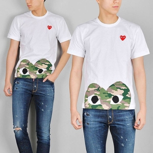 꼼데가르송 플레이 반팔 티셔츠_AZ-T244-051-1