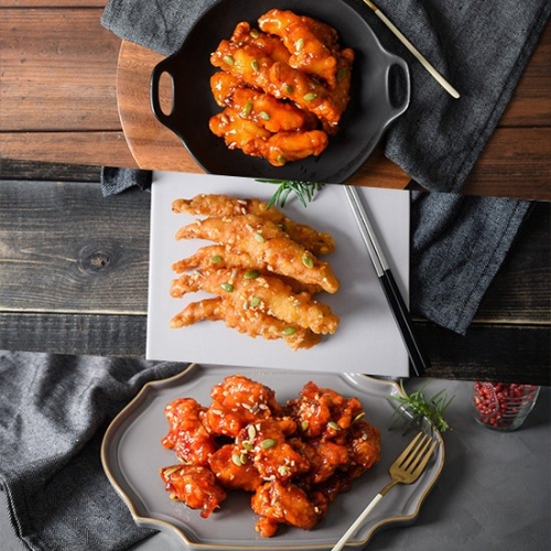 속초 중앙시장 맛집 억만장자 명태치킨 모음전