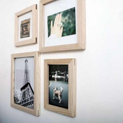 액자M  WOOD FRAME 사진관용 원목액자 소품형 A4크기