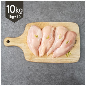 토탈닭컴 냉동 닭가슴살 10kg[1개]