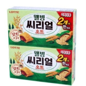 롯데제과 웰빙 씨리얼 오트 28g [2개]