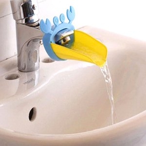 마이다락 꽃게 수도 꼭지 홀더 연장 헬퍼 유아 세면대