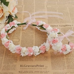 화관머리띠팔찌set 화동/결혼식/생일