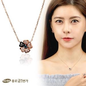 종로금1번가  14K 로즈골드 큐티블루피쉬 목걸이