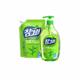 참그린 기름기 뽀드득 레몬녹차 965ml + 리필 1.2L