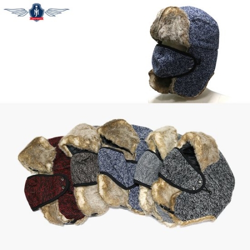 제임스마틴  보카시 니트소재 방한 파일럿 캡  JMC18F-KPC01