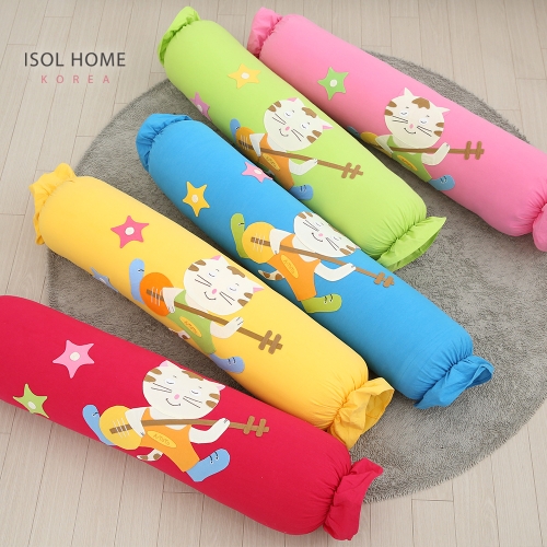 이솔홈 기타치는 냥이 바디필로우 커버