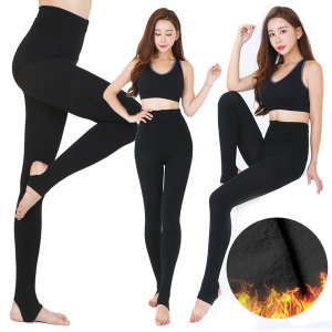 따뜻한 기모레깅스 발고리 스타킹 레깅스 발걸이